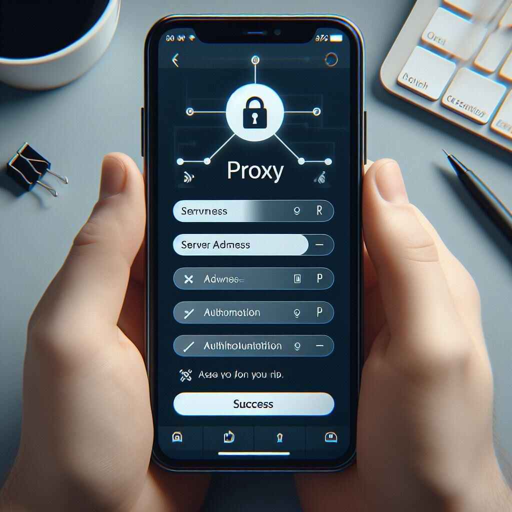 change proxy in mobile
